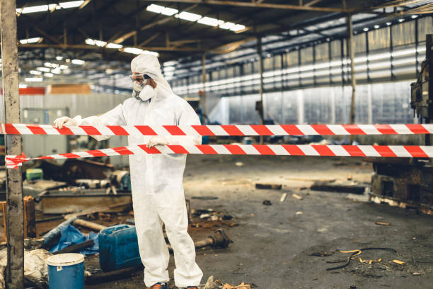 Professional Biohazard technician working in Mount Pleasant, WI